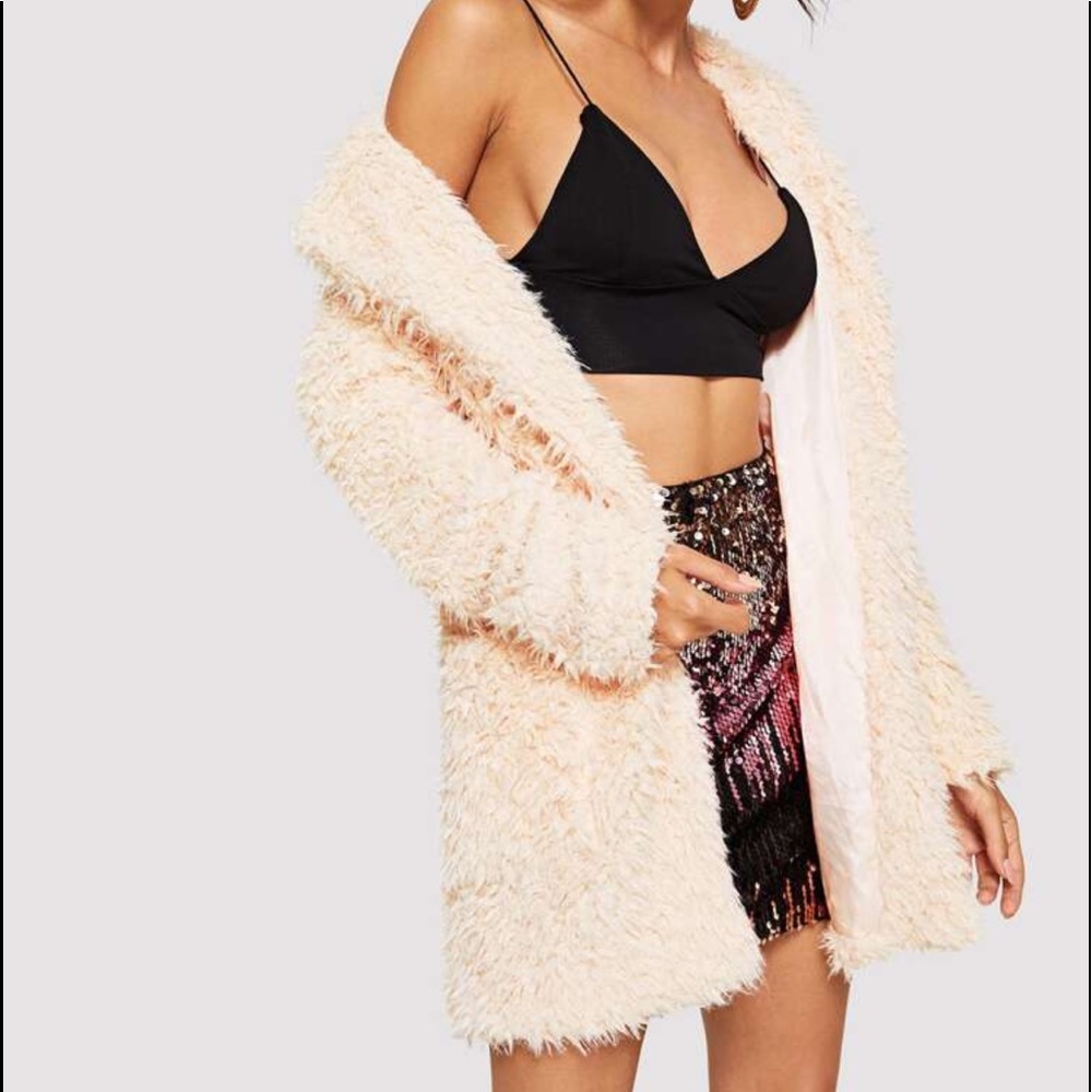 Blush teddy jacket - Picture 3 of 6